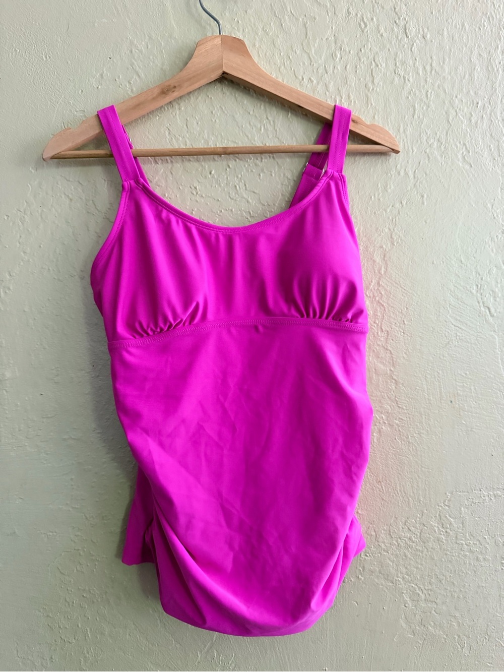Women’s Magenta Tank Bikini Top Swimsuit
